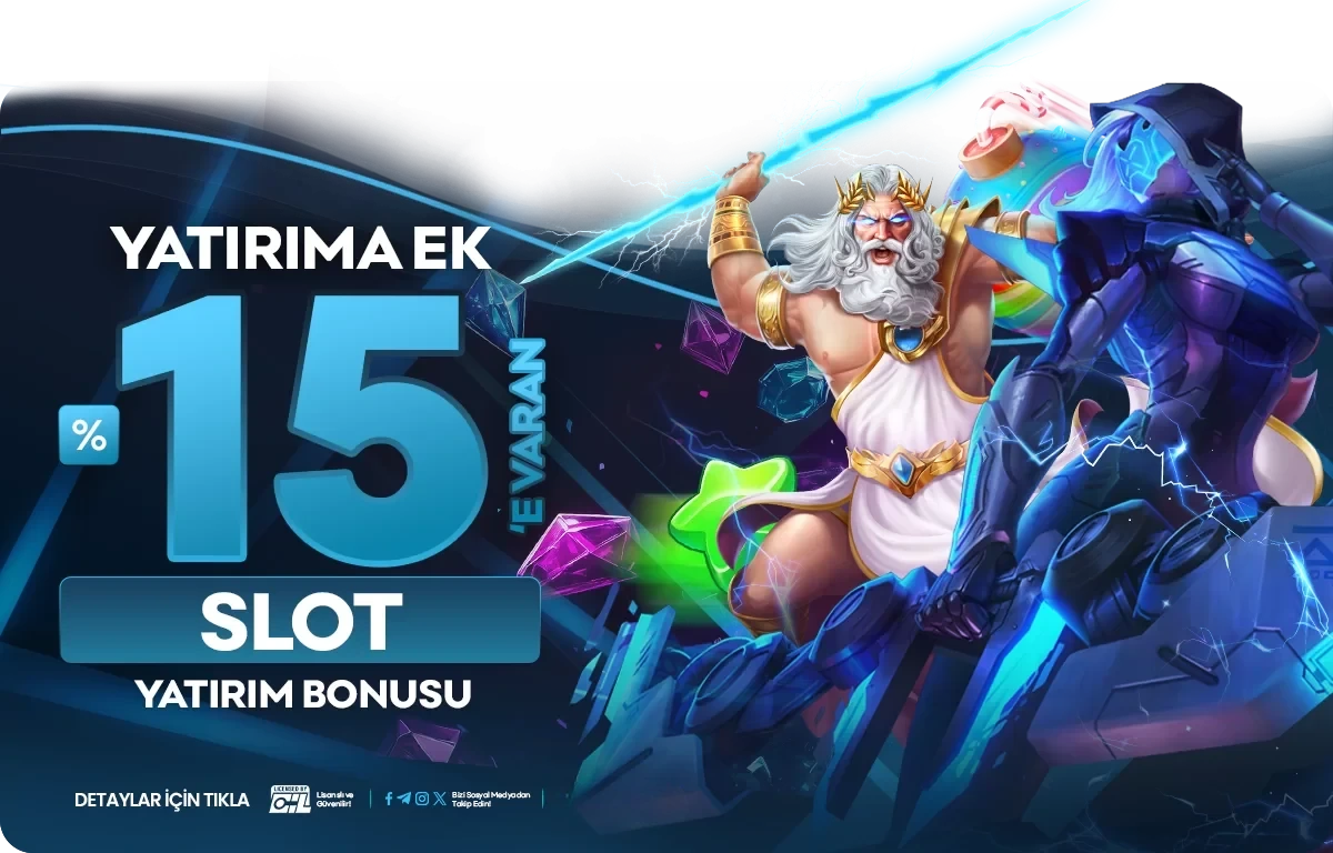 YATIRIMA EK %15 SLOT